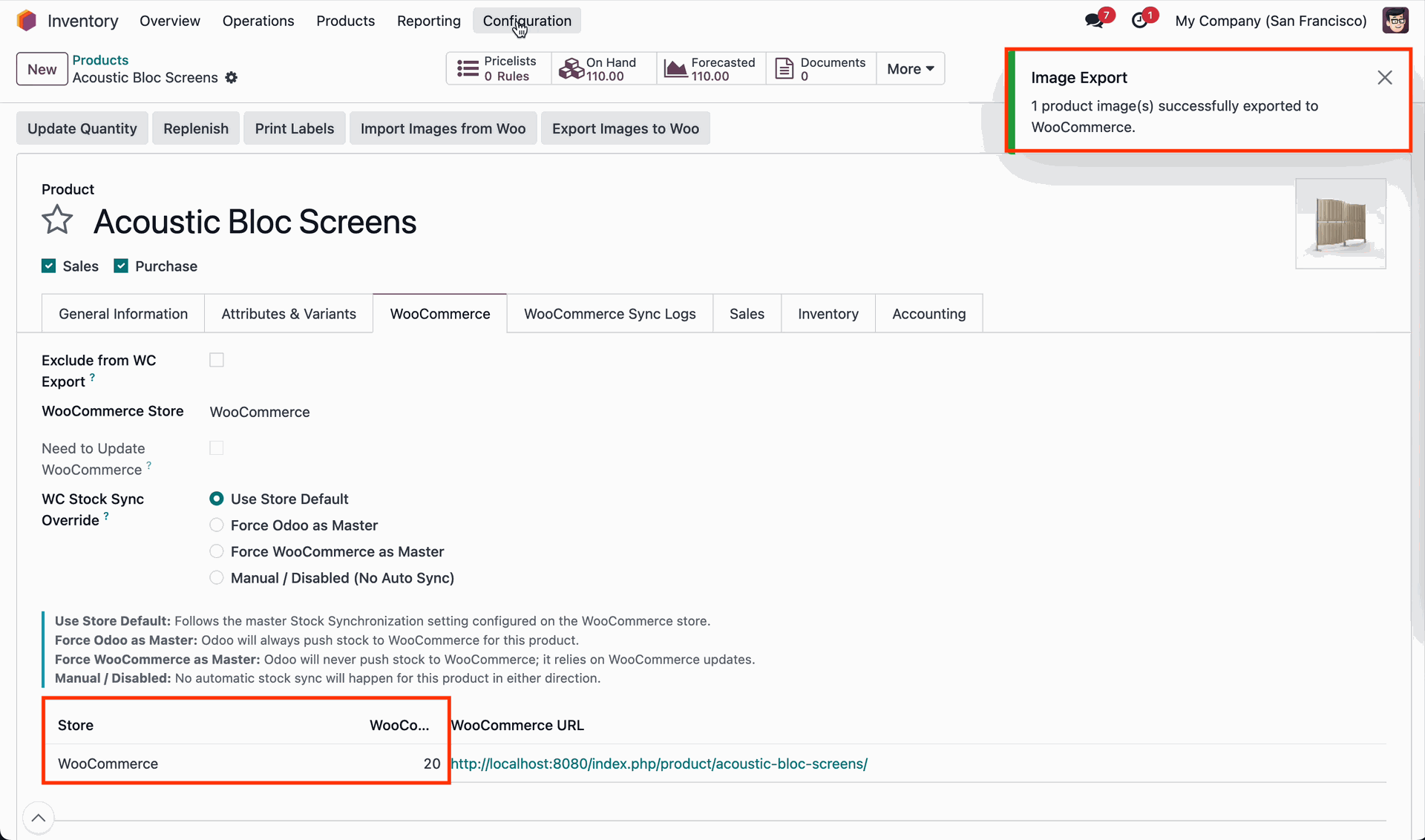 WooCommerce Webshop Product Storefront View