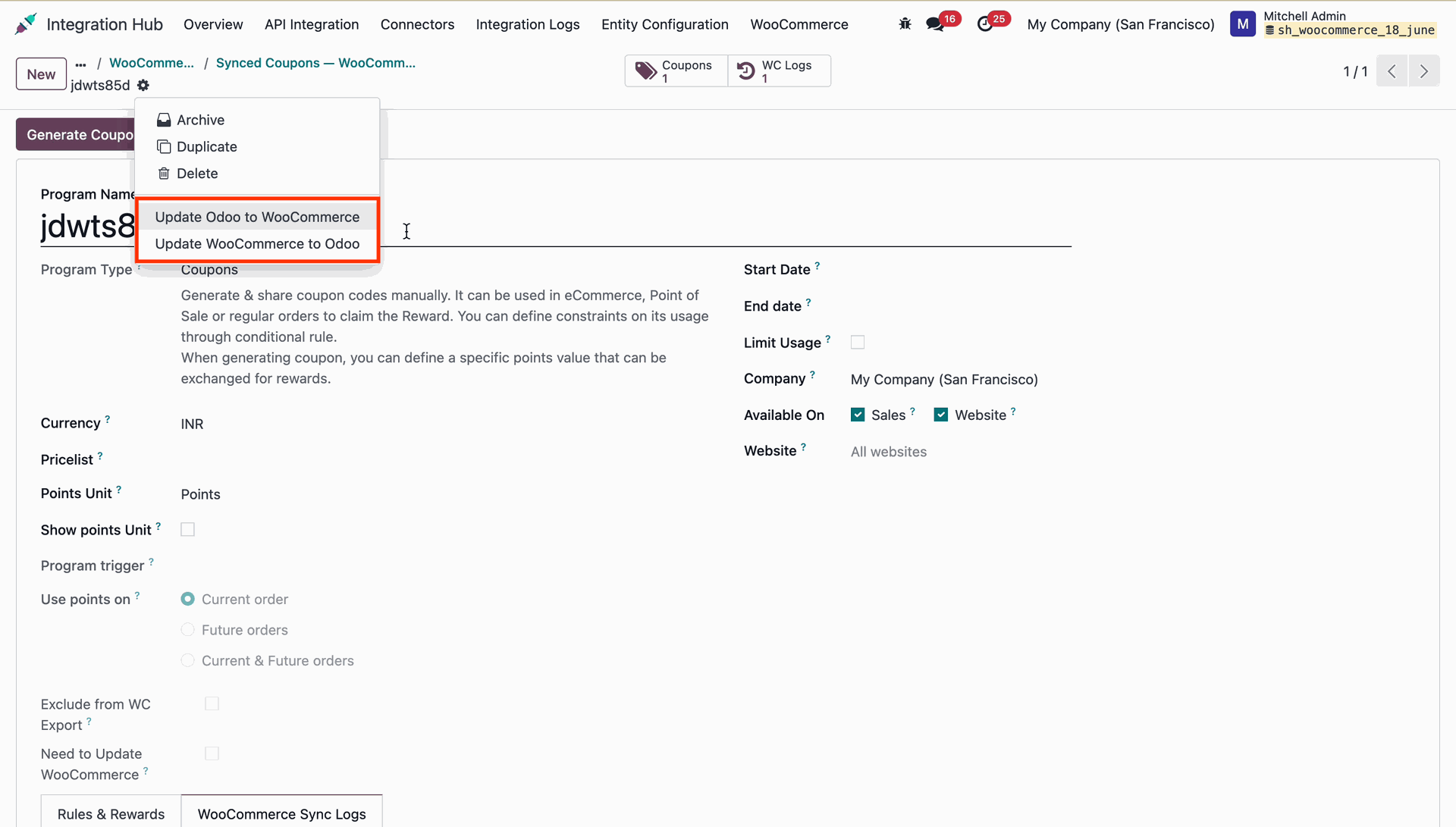 Configure Coupon Discount Types