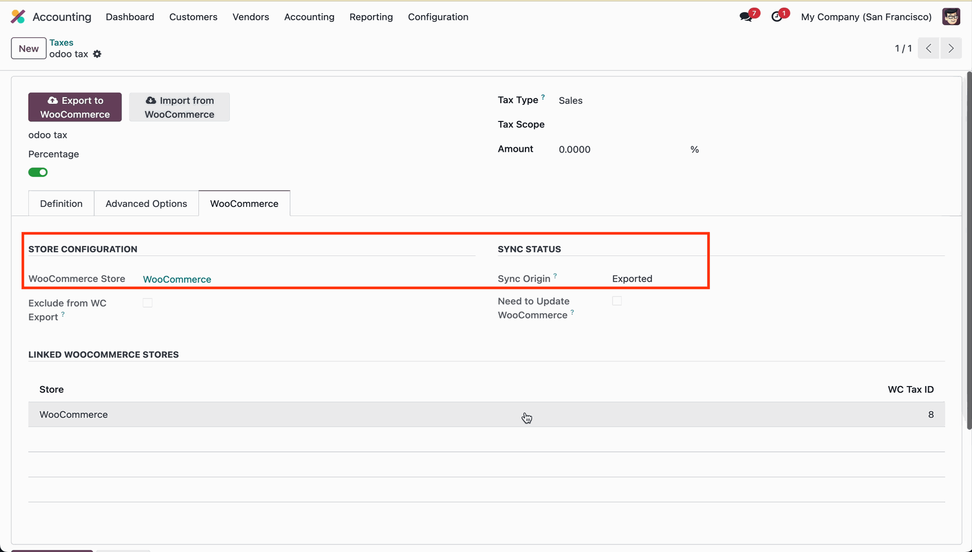 Update WooCommerce Tax Form