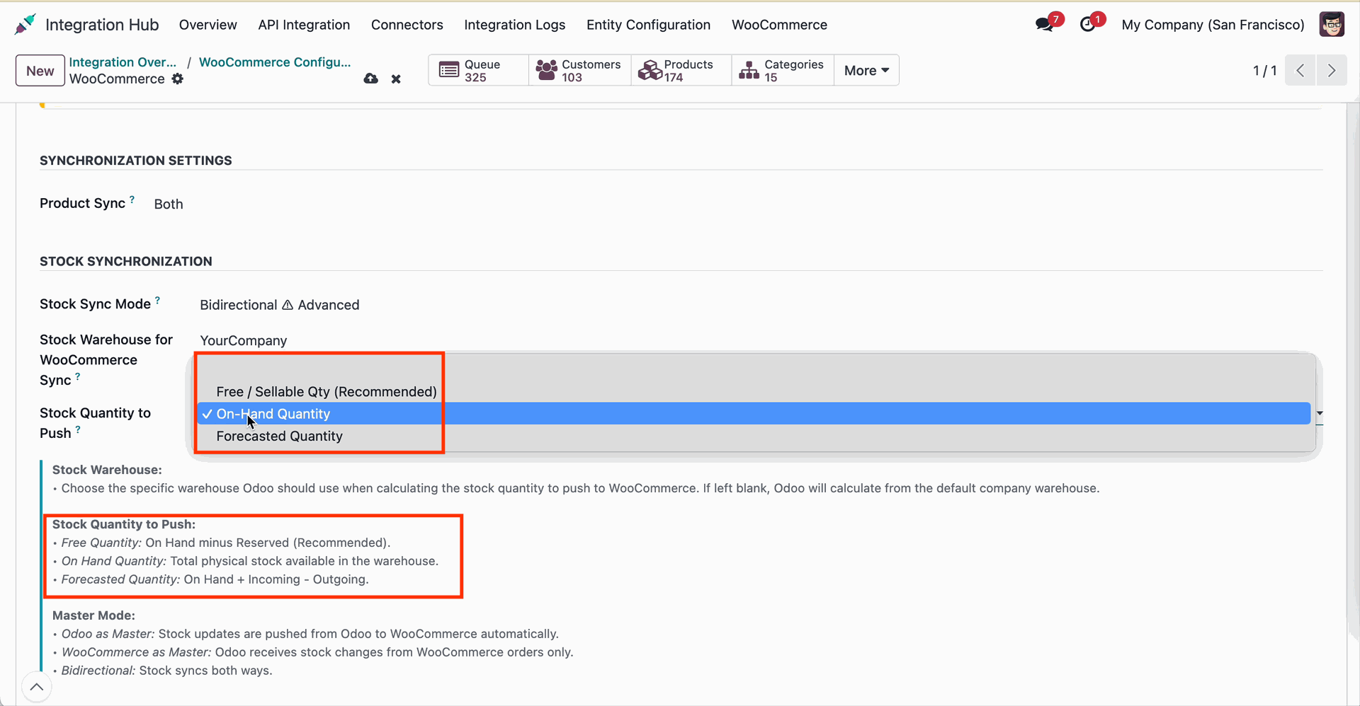 Odoo Warehouse Stock Quants View
