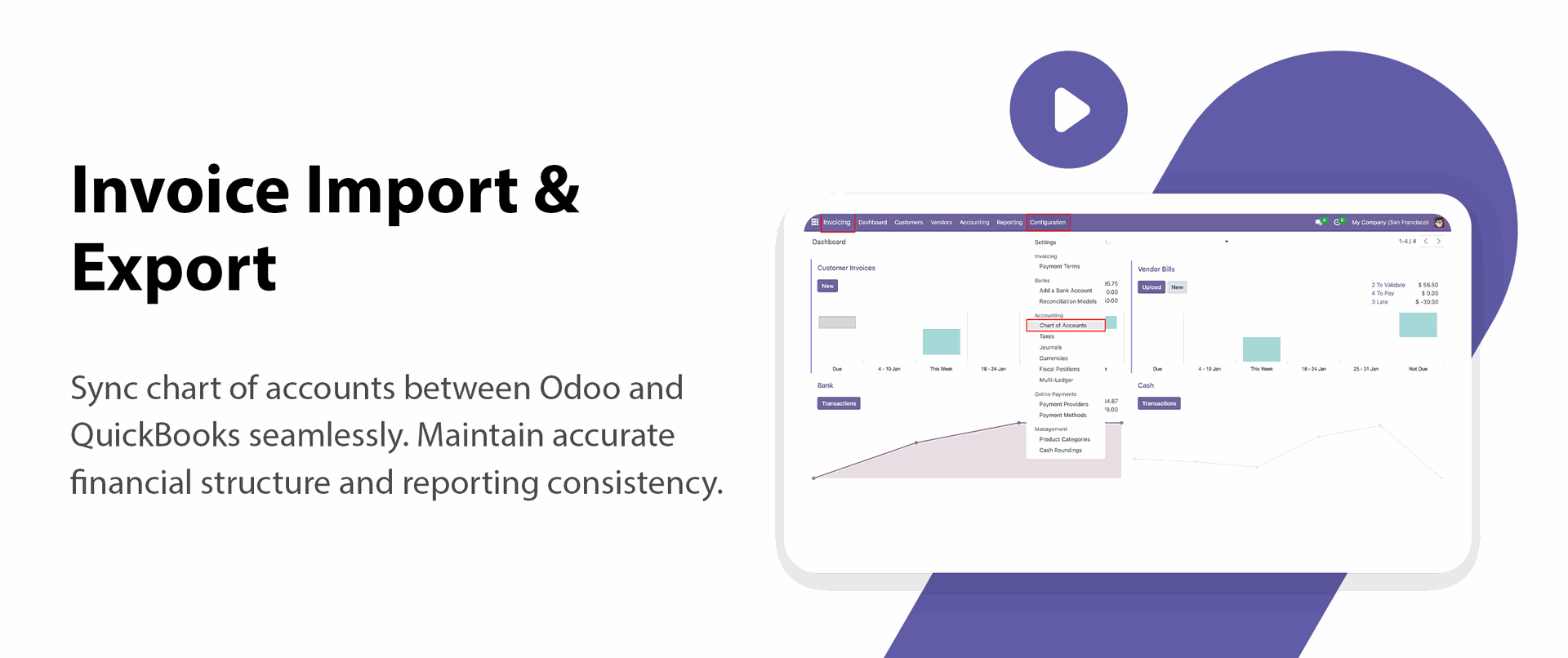 QuickBooks Invoice Synchronization feature