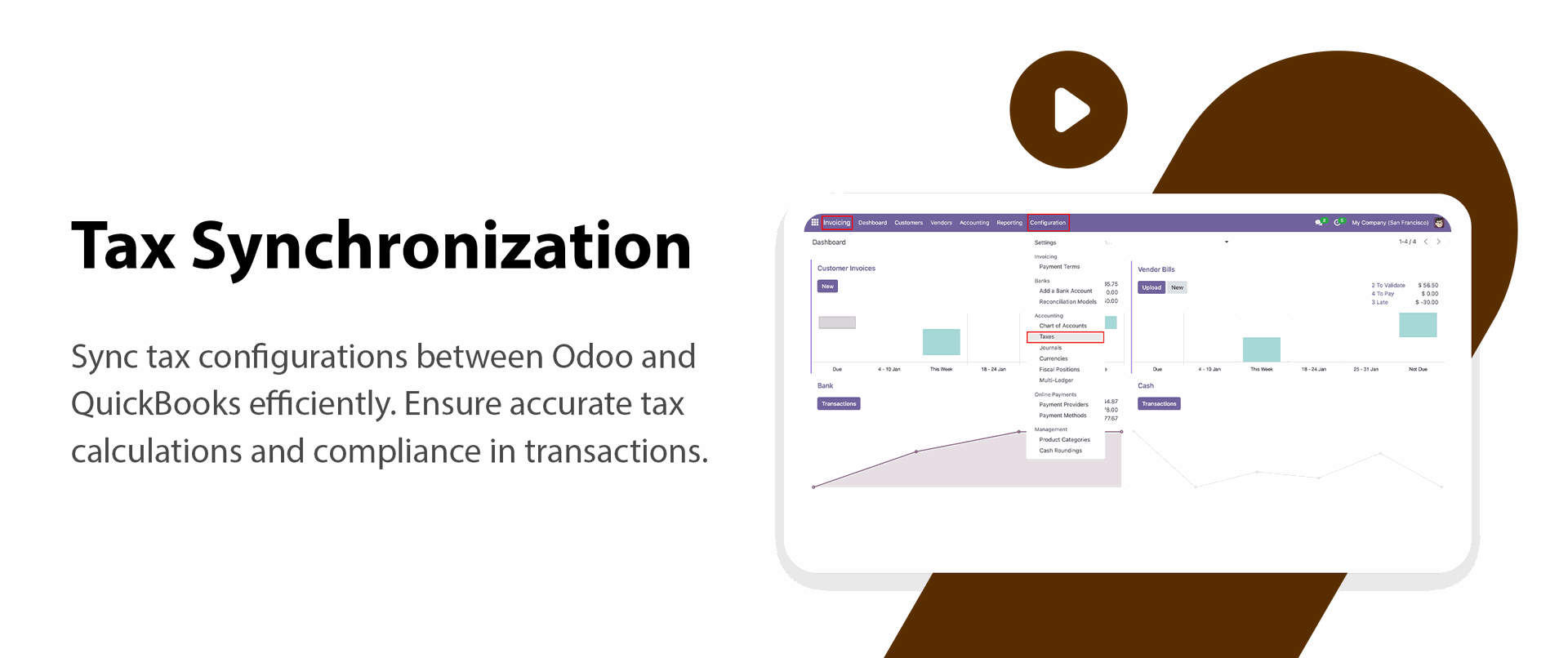 QuickBooks Tax Synchronization feature