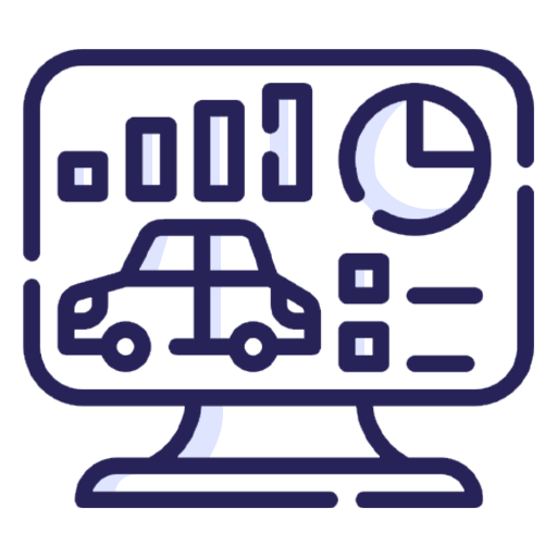 Auto Parts Dashboard Overview Icon.