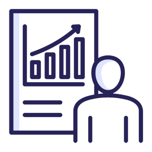 Sales Report By Salesperson Icon.