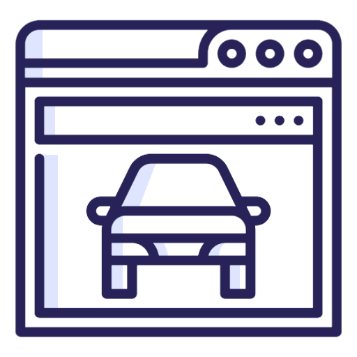 Smart Grouping of Auto Parts Icon.