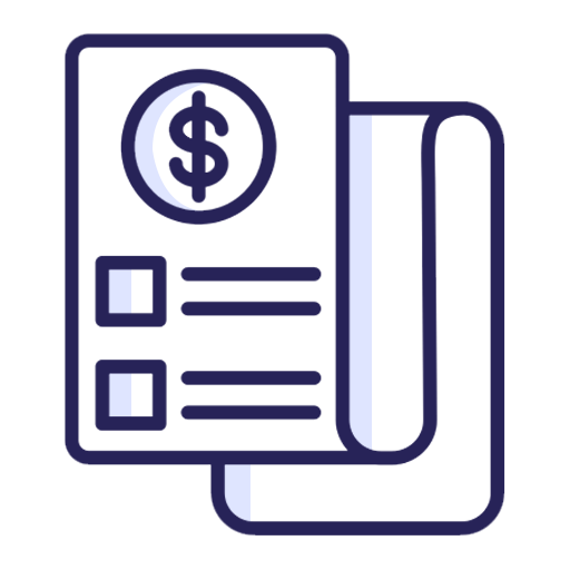 Invoice Payment Report Icon.