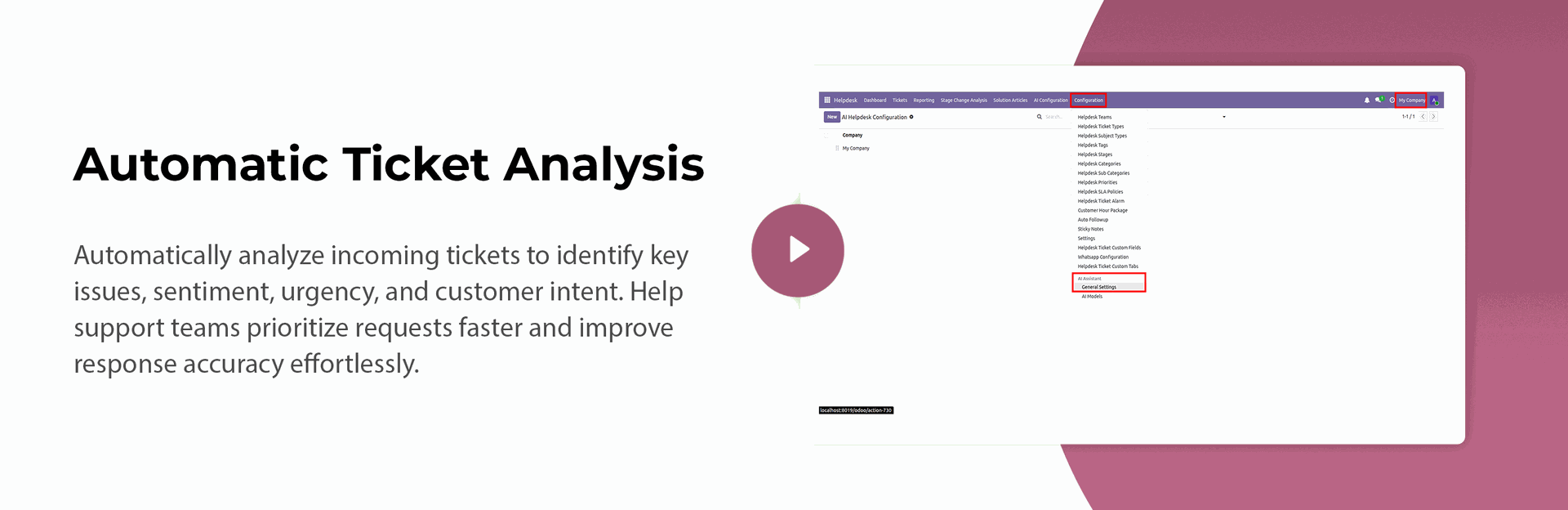 Automatic Ticket Analysis