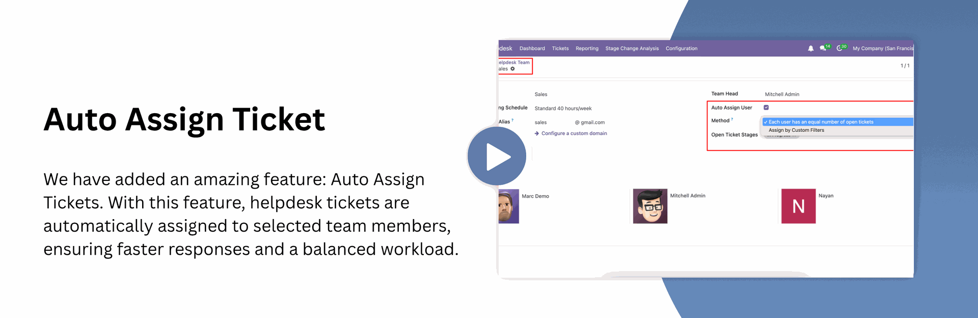 Auto Assign Ticket