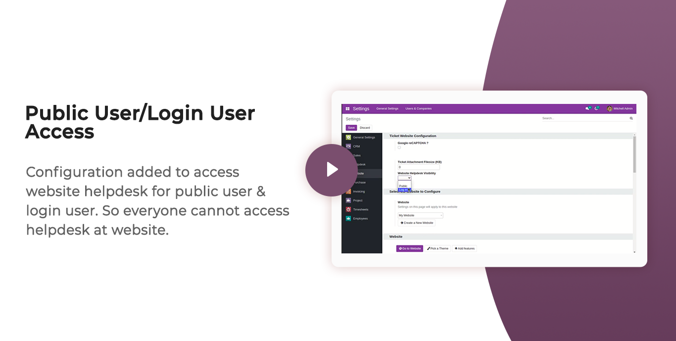 Public User-Login User Access