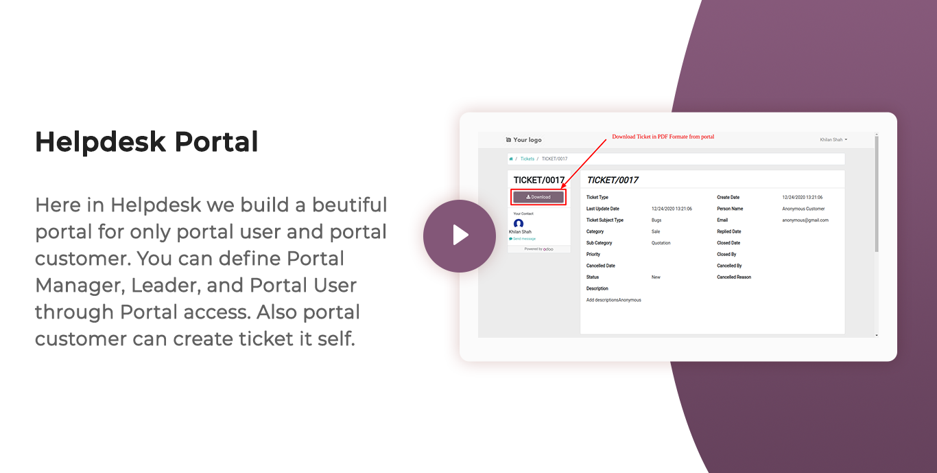 Helpdesk Portal