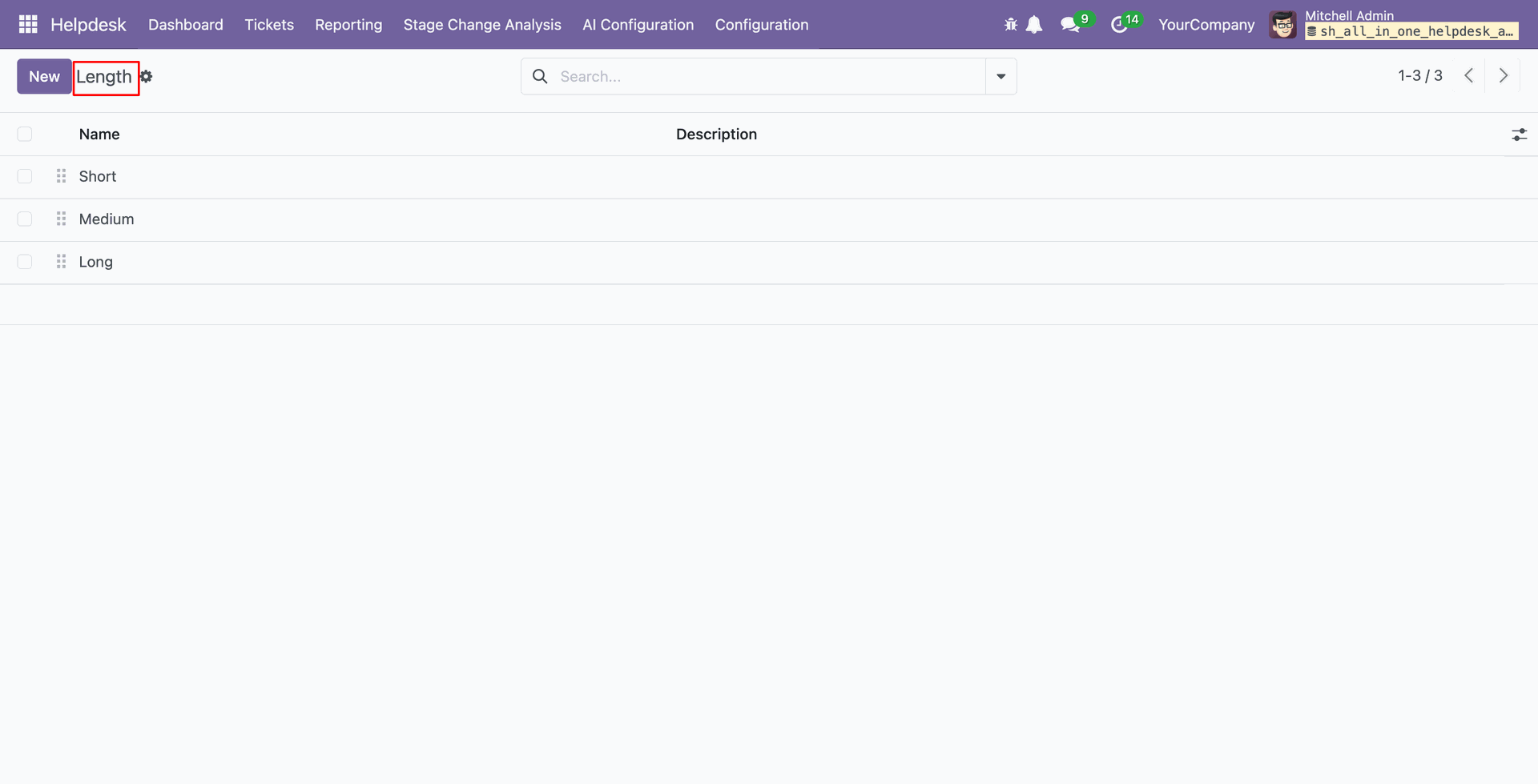 ChatGPT response length list view
