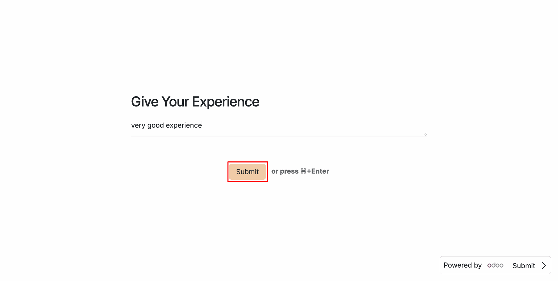 Complete and submit the Helpdesk customer survey
