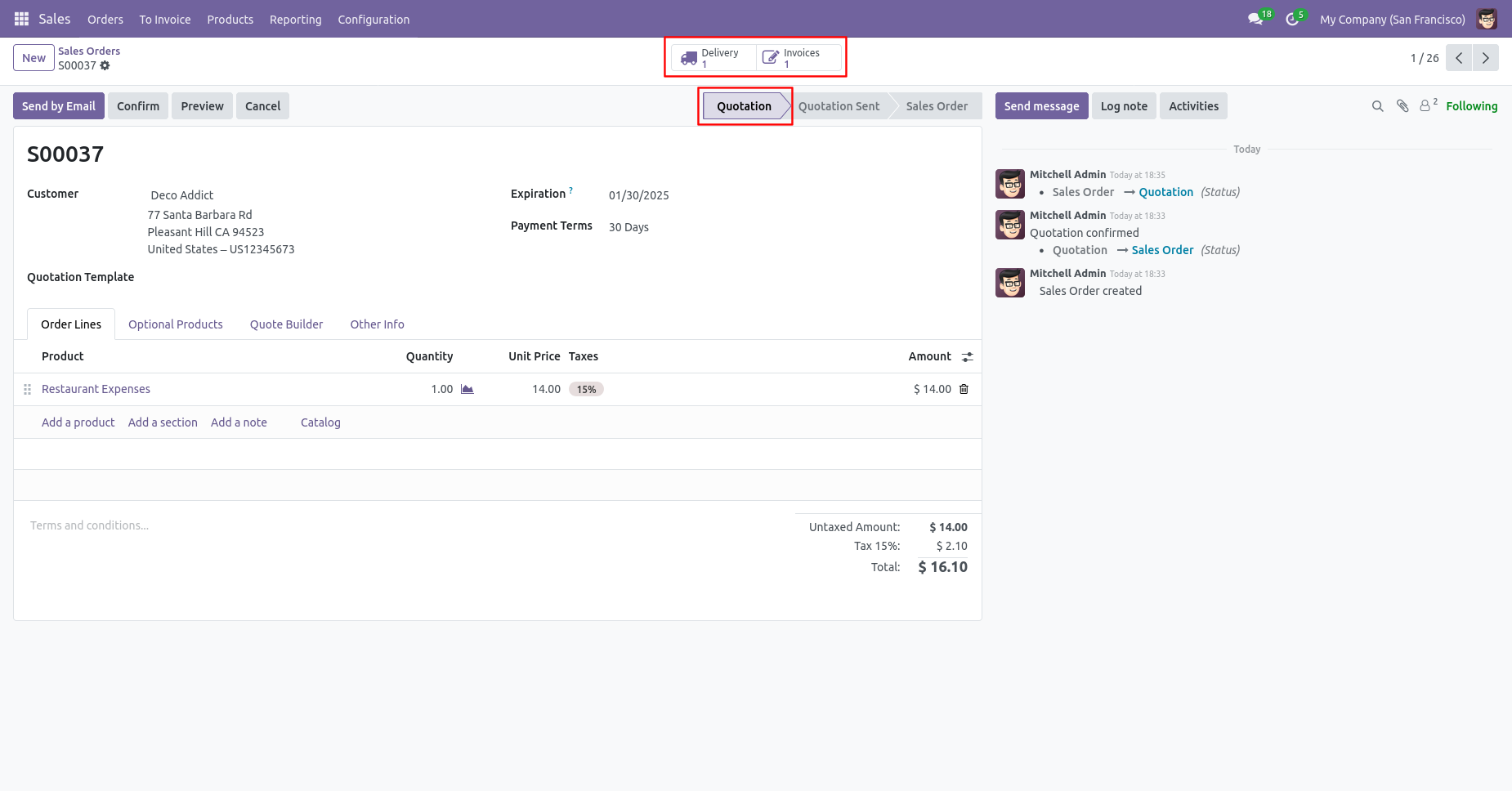 Odoo sale order reset to draft