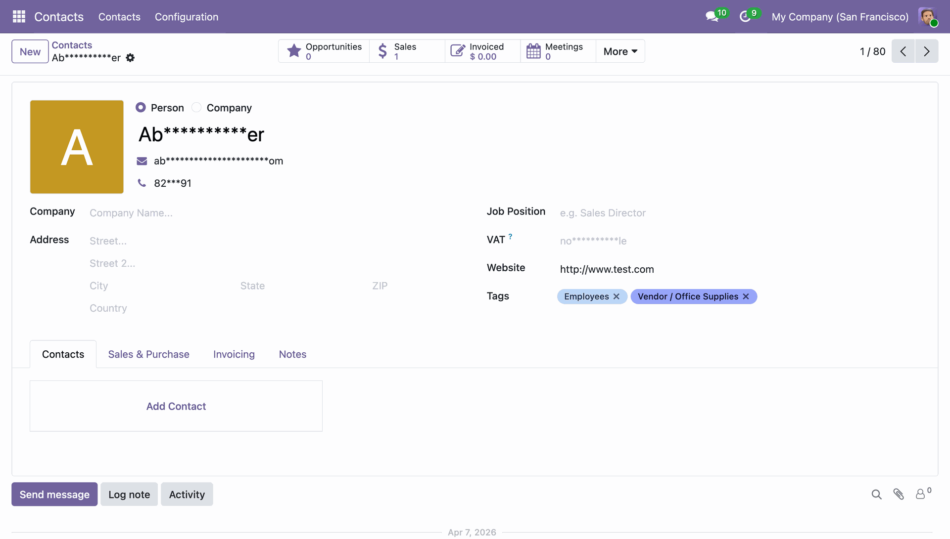 Partial Masking in Form View