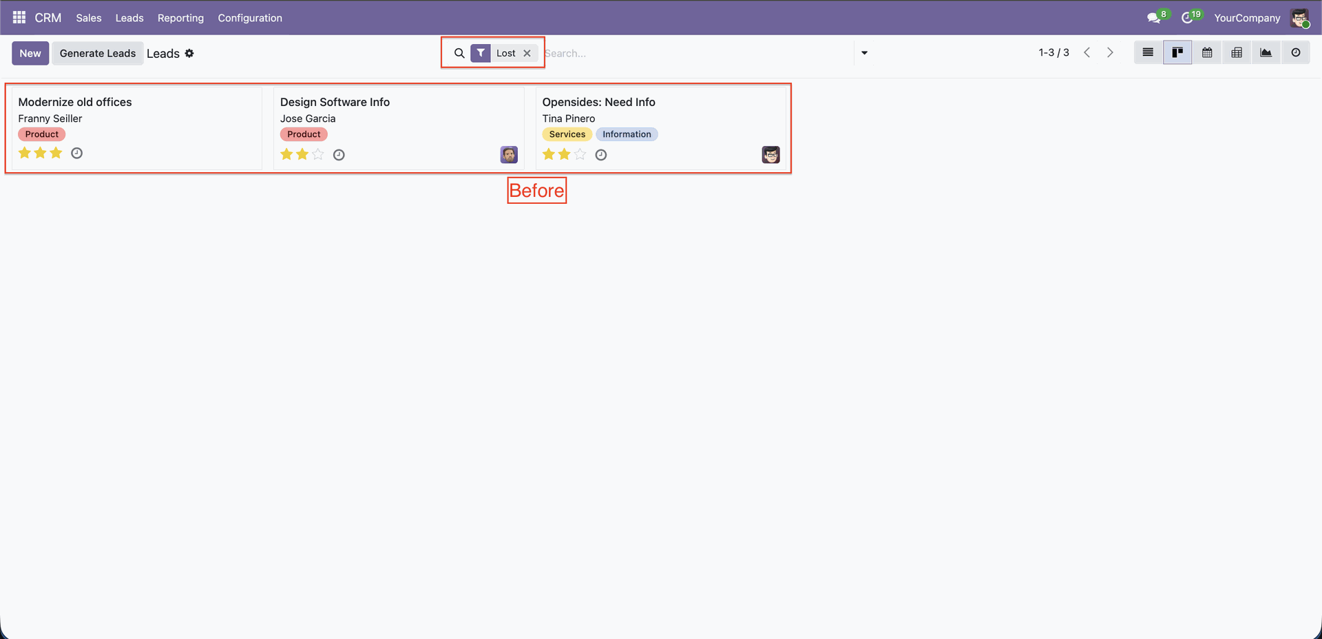 Review records before bulk deletion process