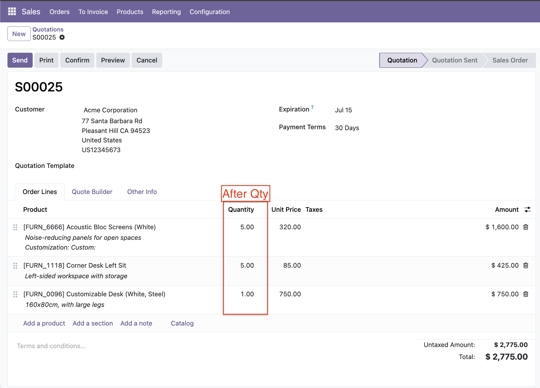 Verify updated records after bulk update action