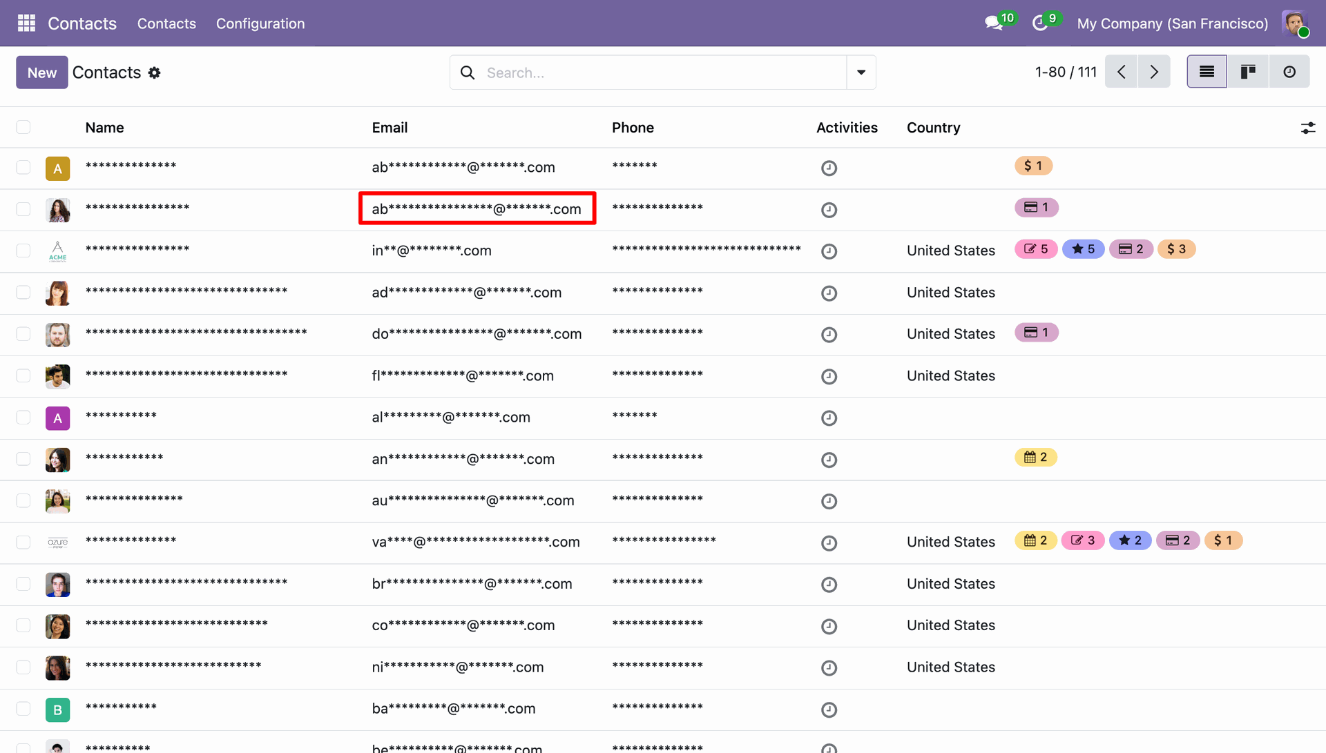 Email Masking in List & Form