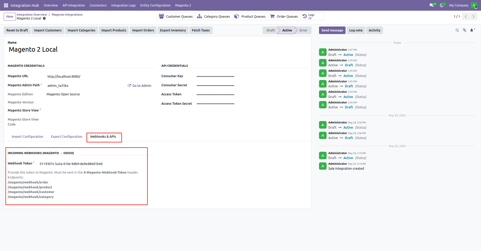 Configure pricelist mapping and tax inclusion policies for seamless multi-currency price synchronization