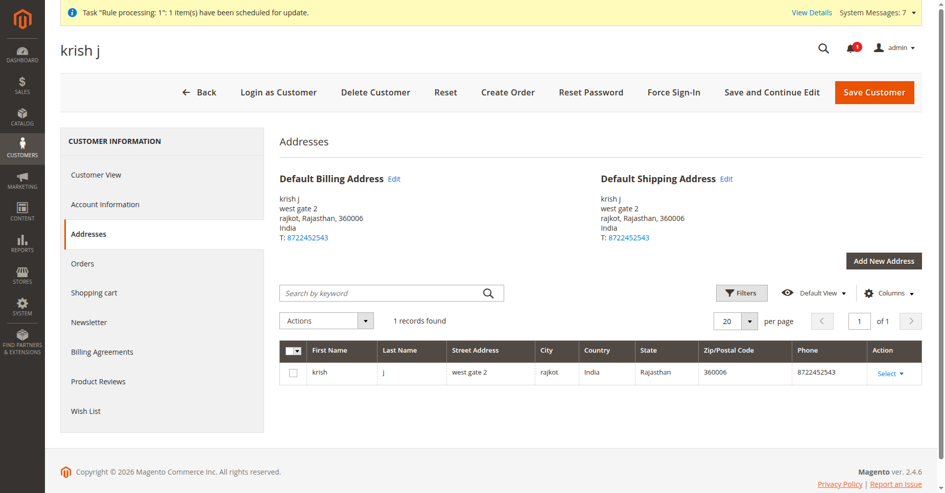 Inspect customer queue execution log lines to troubleshoot record validation errors and API responses