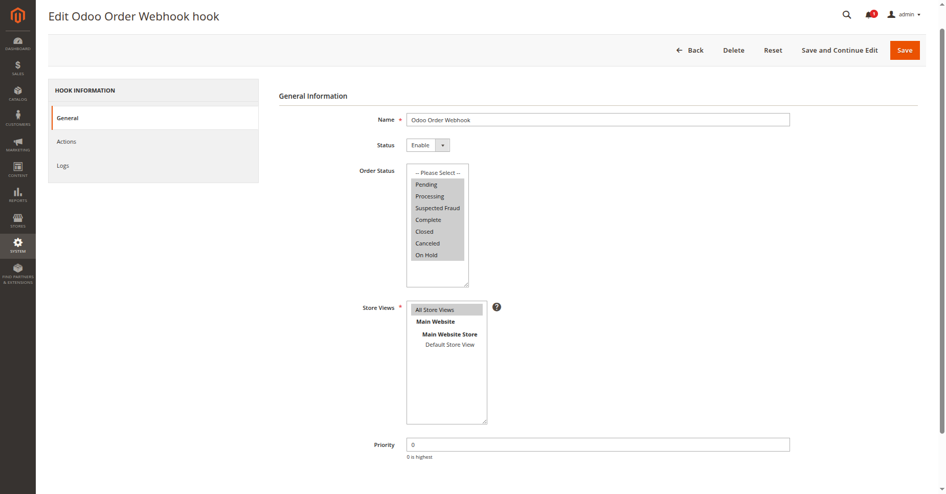 Monitor real-time order creation process triggered automatically by incoming Magento 2 order webhooks