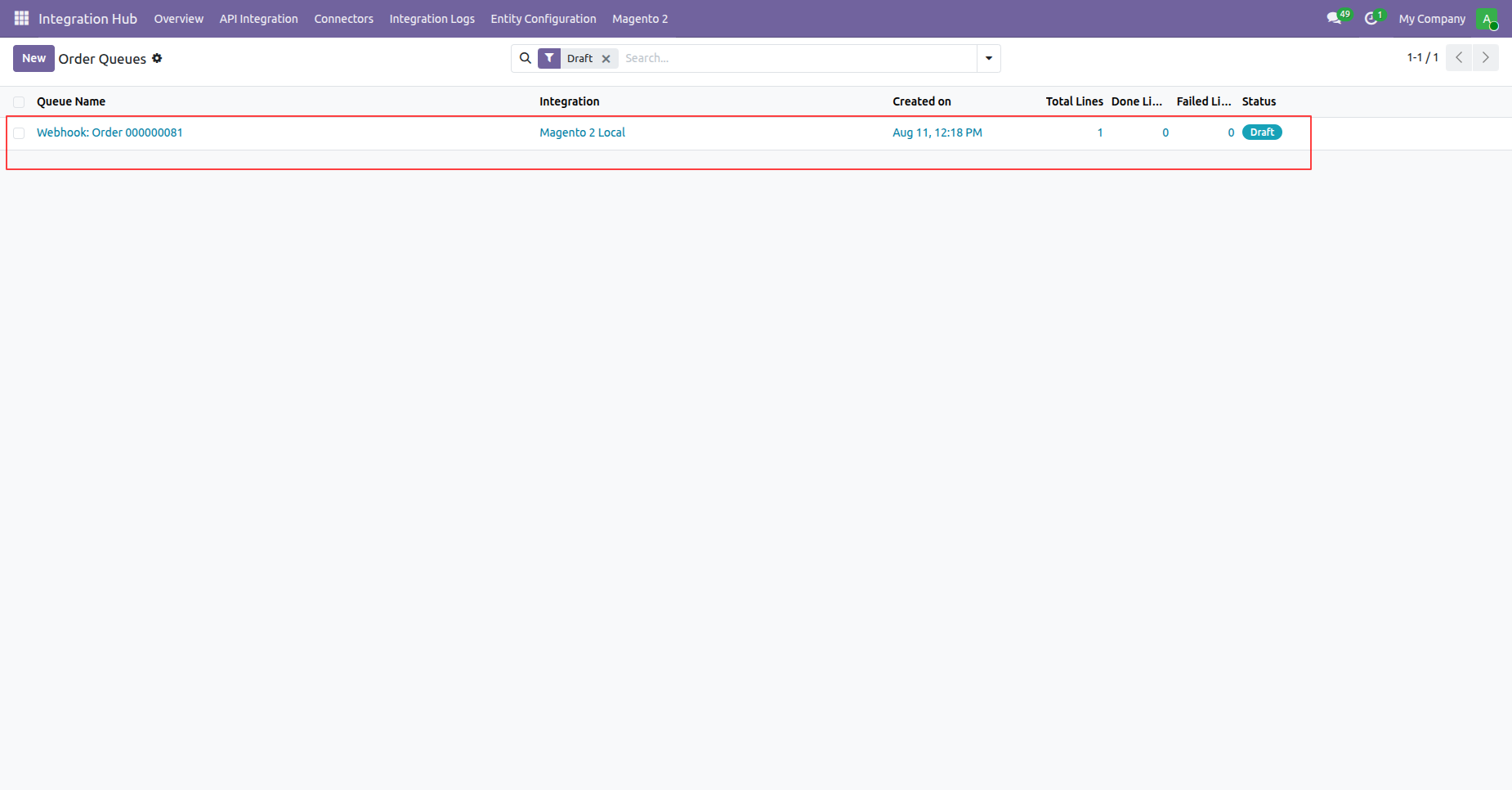 Review order status update webhooks reflecting order cancellation or refund events in Magento store