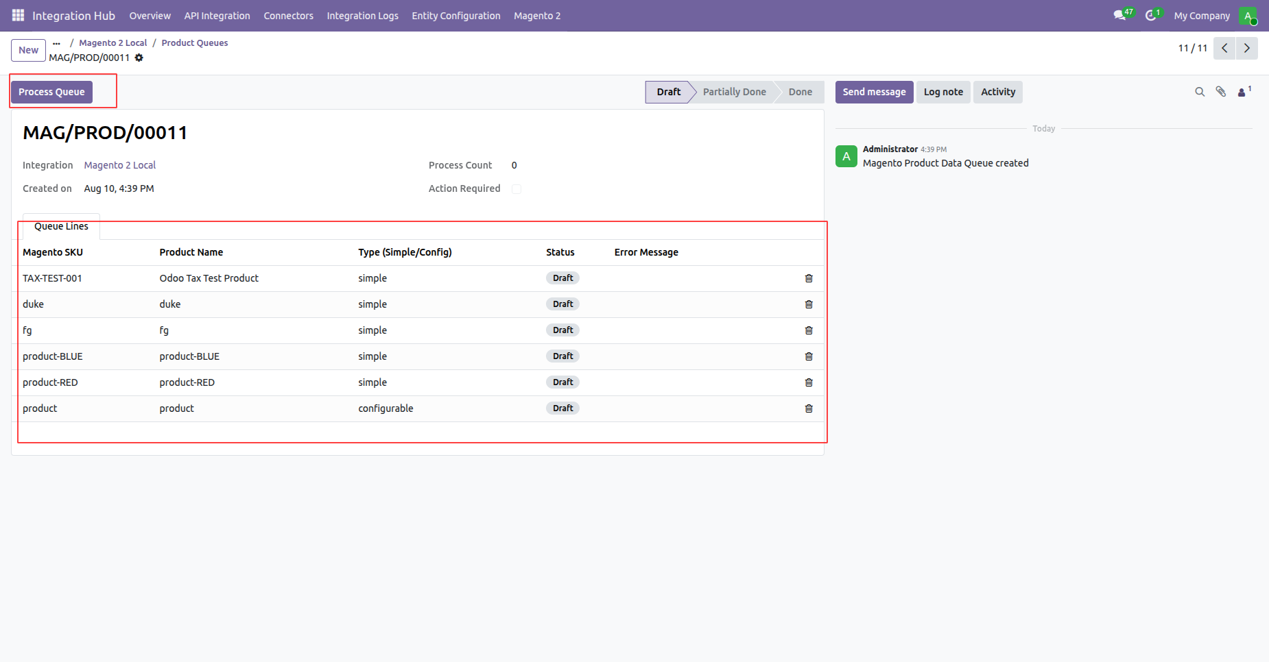 Manage product variant attributes, options, and combination matrix synchronized directly from Magento 2 catalog