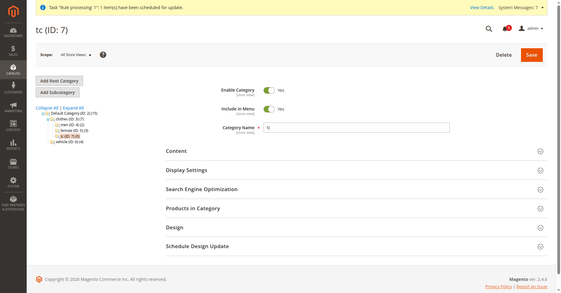 Unbind category mapping record to allow manual re-linking or standalone category catalog management