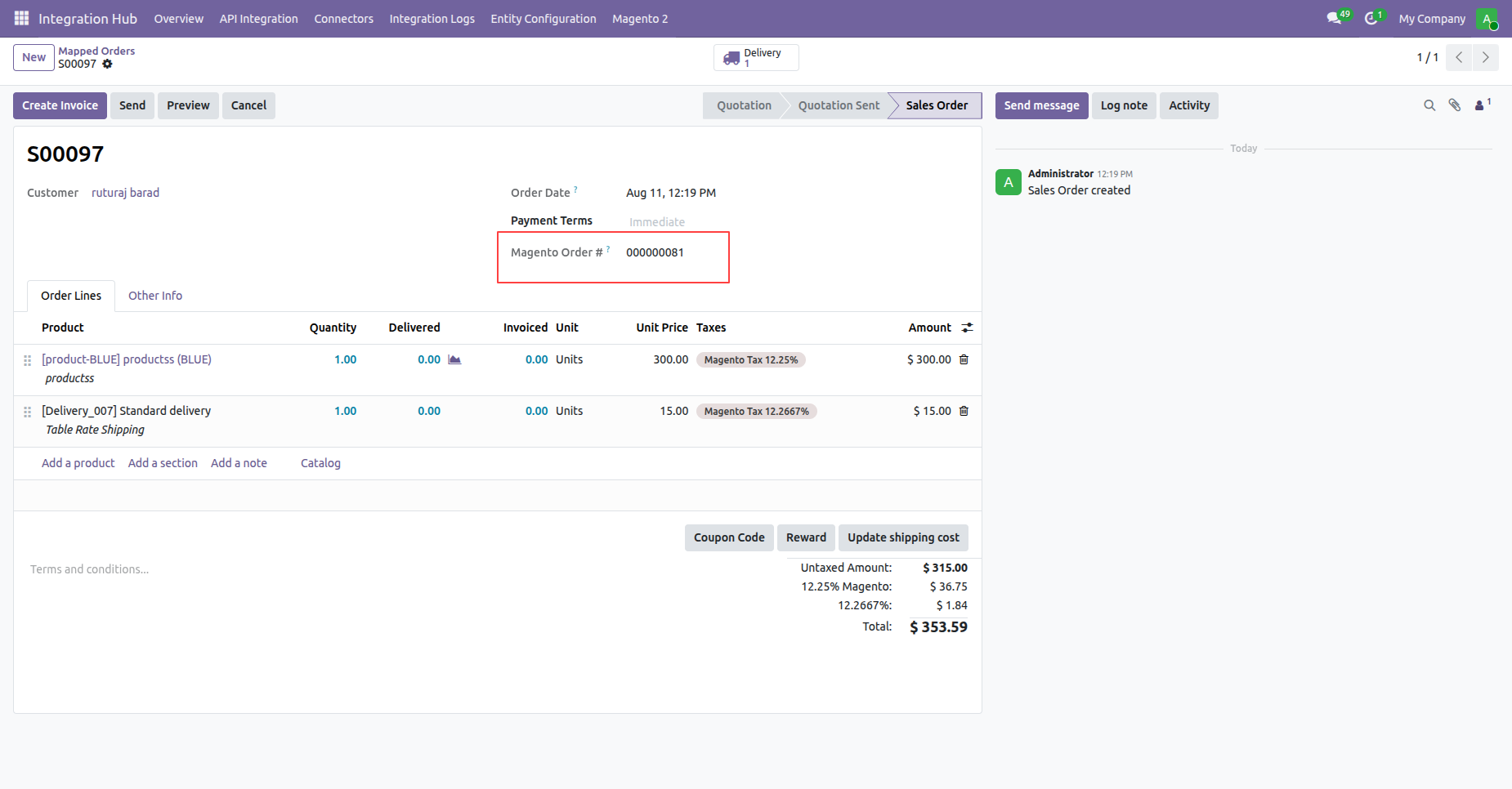 Troubleshoot order webhook processing exceptions using detailed raw JSON payload view and retry tools