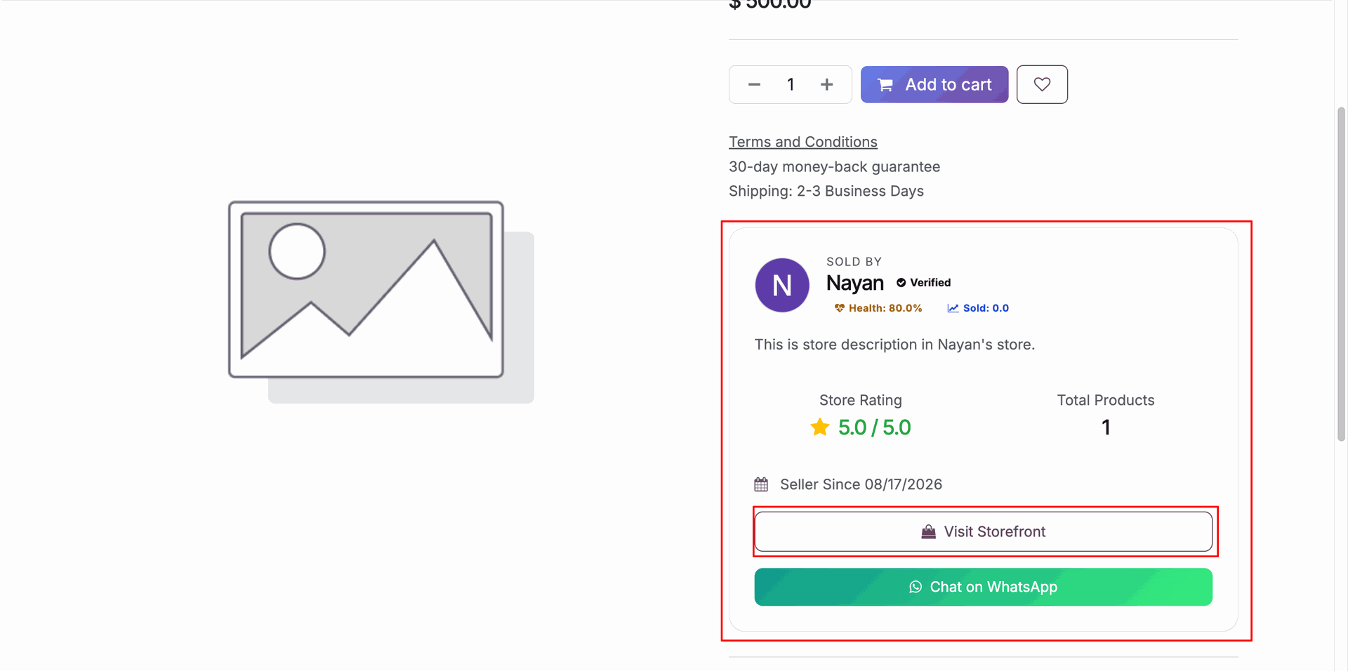 Public Marketplace Seller Directory