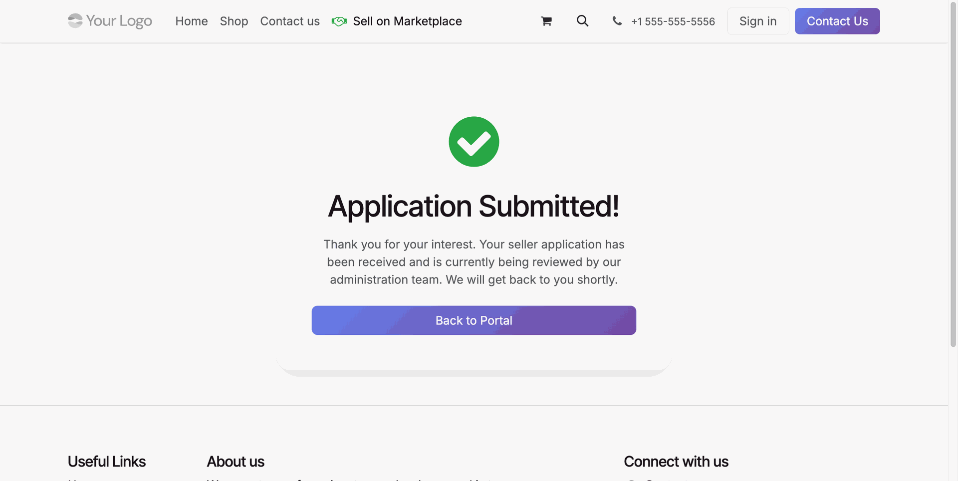 Confirmed Marketplace Seller Profile