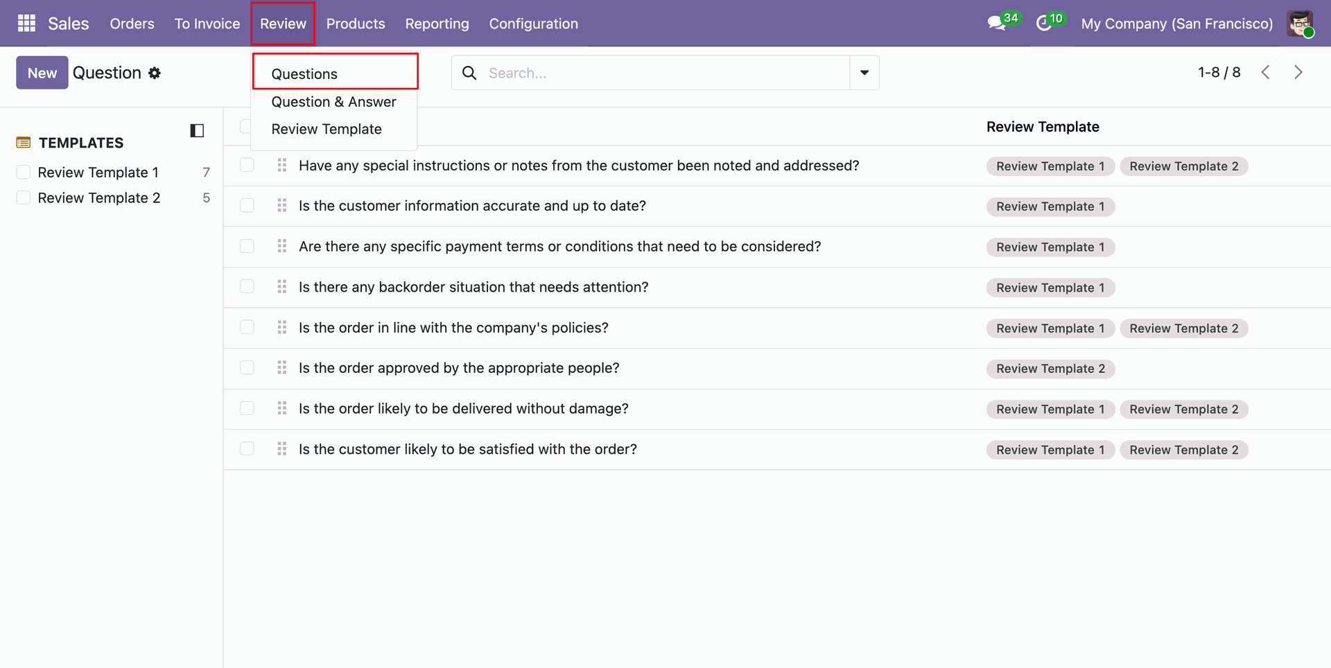 Pending Store Reviews Moderation List