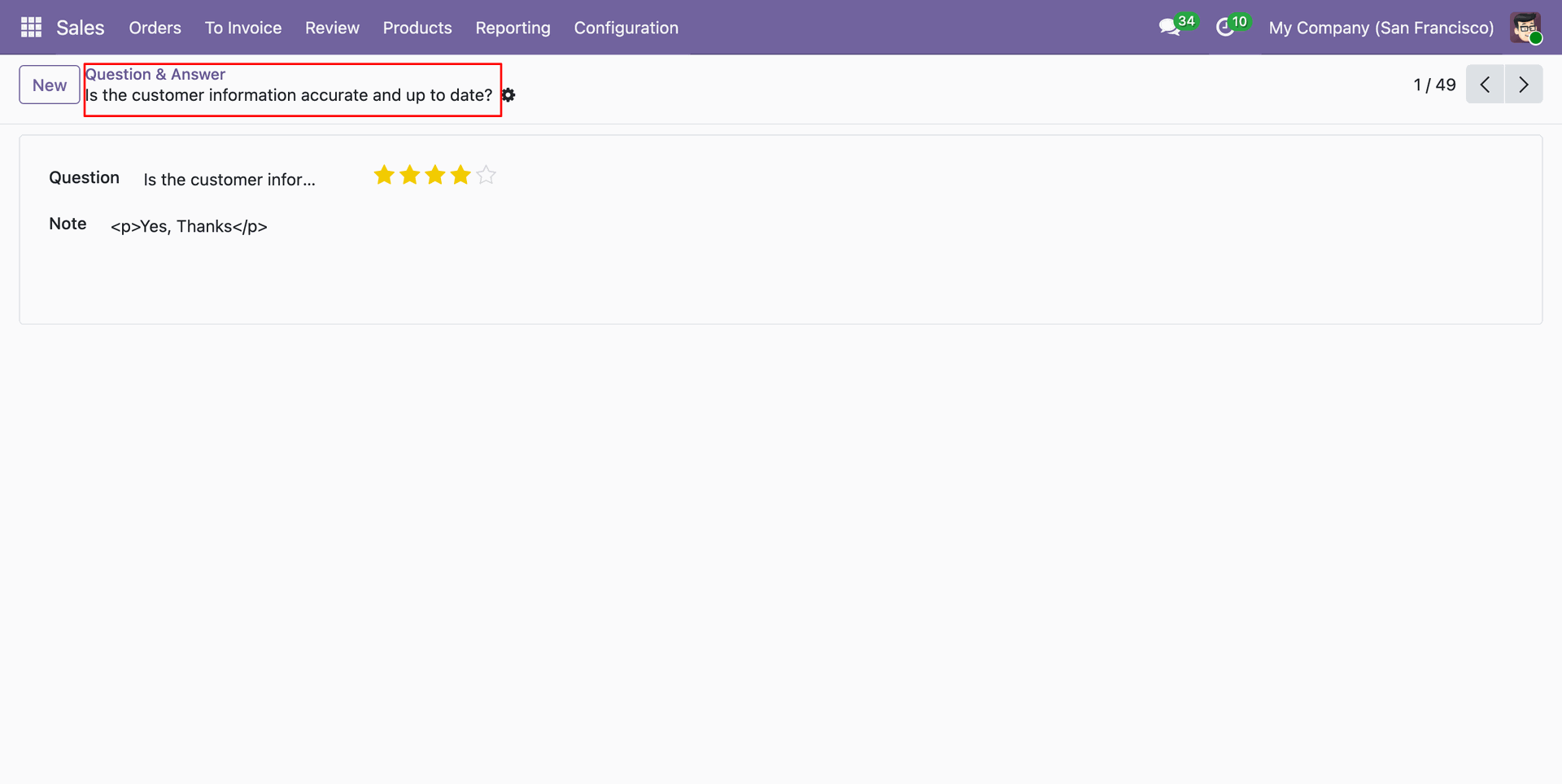 Published Store Reviews on Storefront