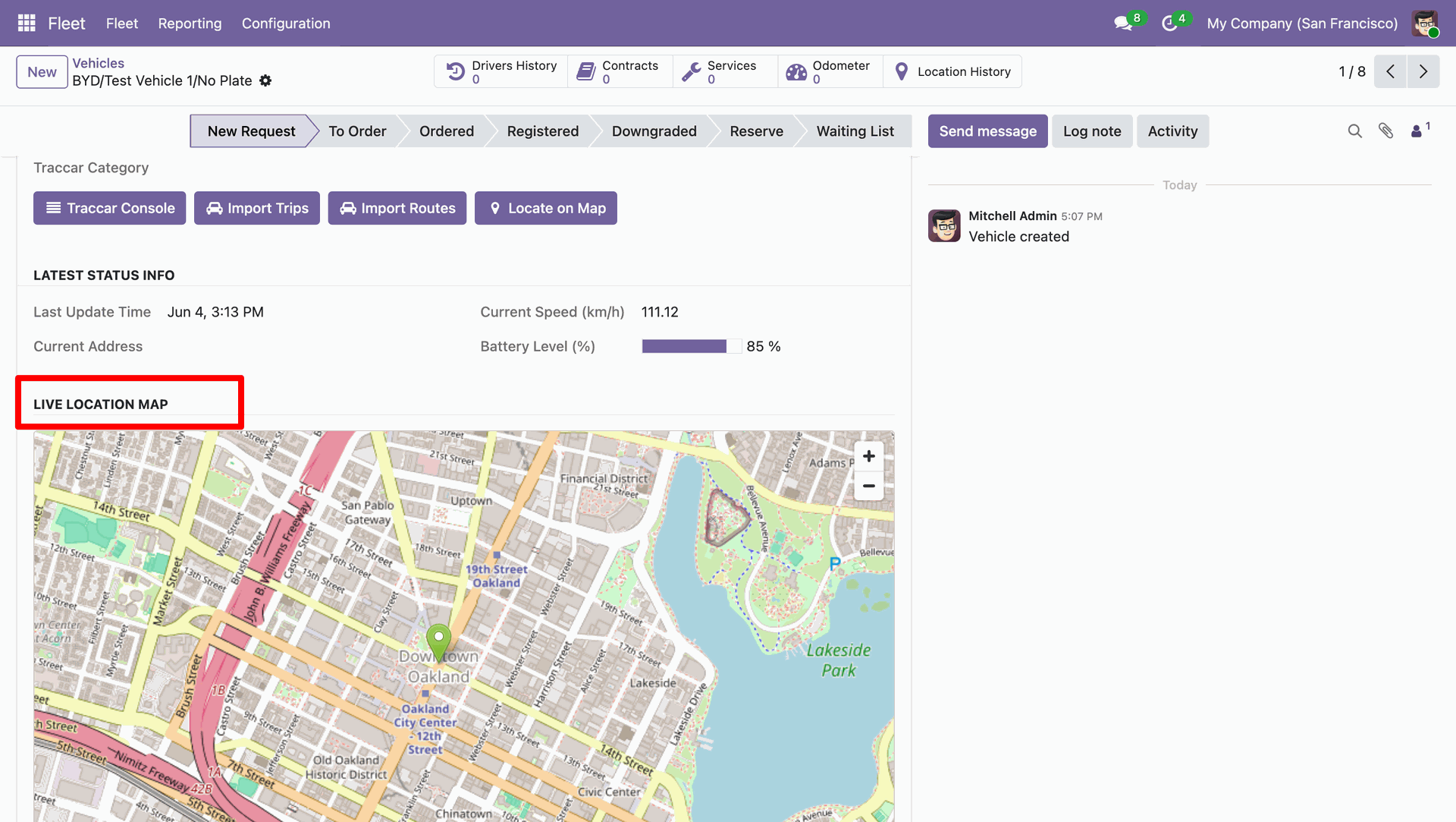Location Map Screenshot