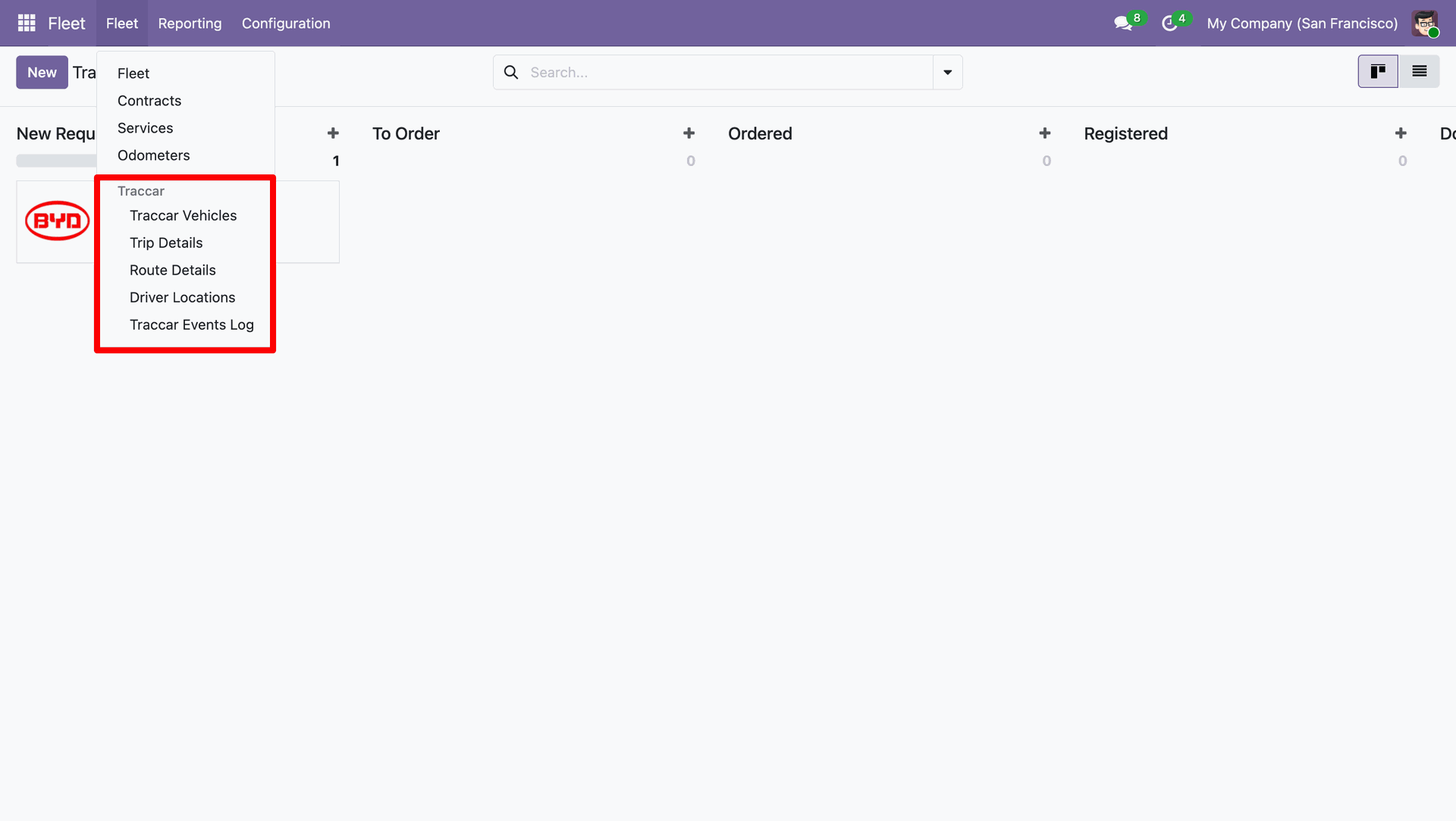 All Menus Screenshot