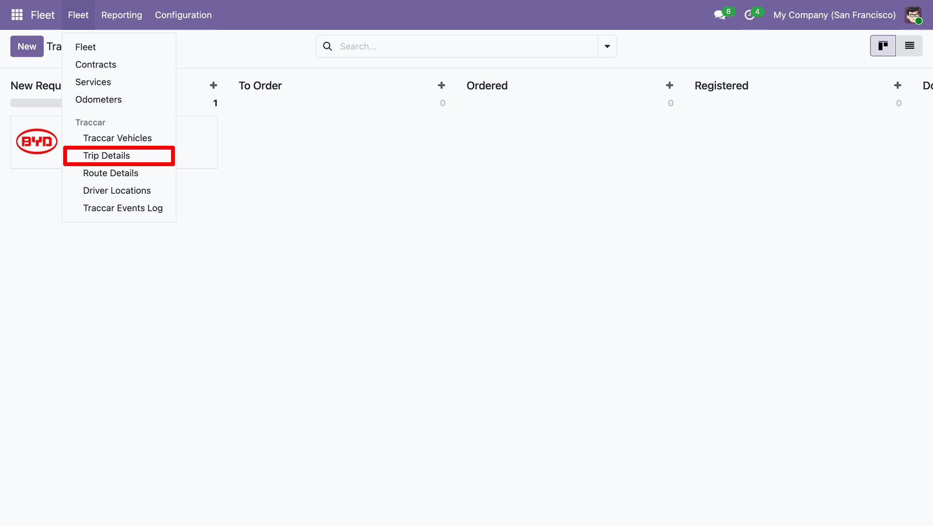 All Menus Screenshot