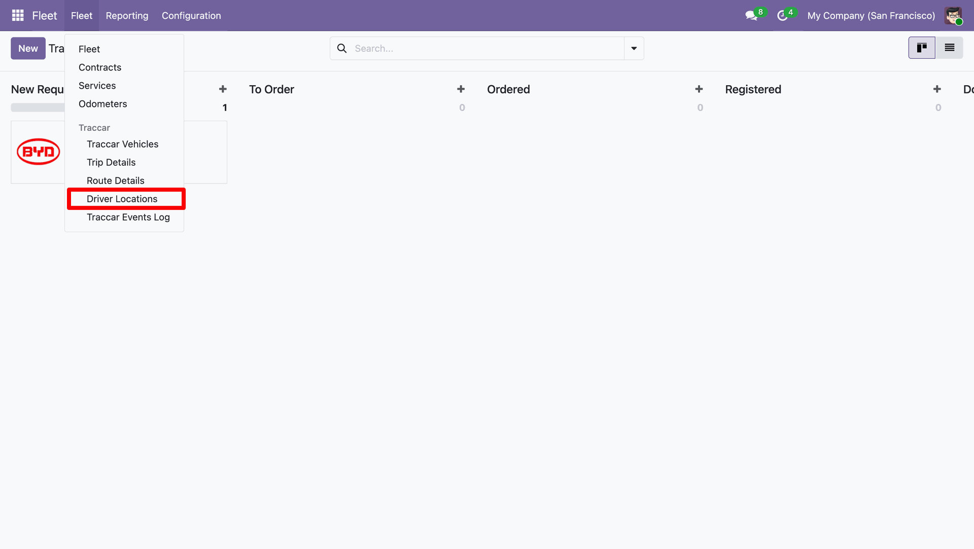 All Menus Screenshot