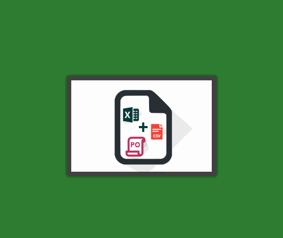 Import Purchase Order from CSV/Excel file